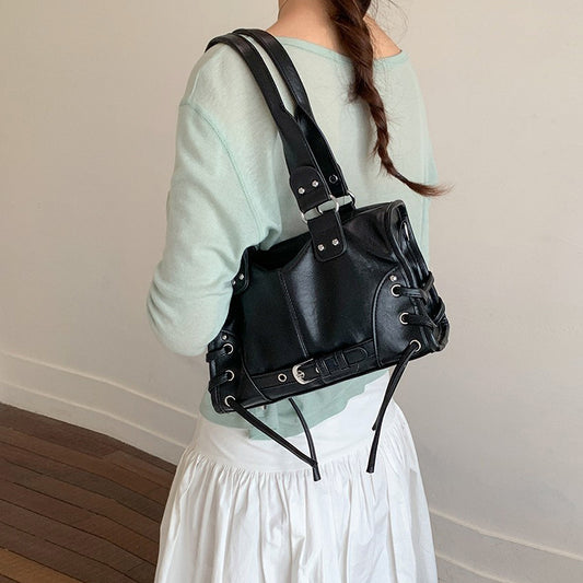 Everyday black mini purse, Small black handbag