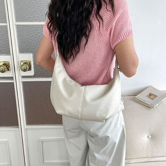 Everyday white fashion handbag, White bag for everyday use