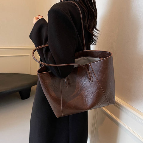 chocolate brown handbag, brown bag for women 