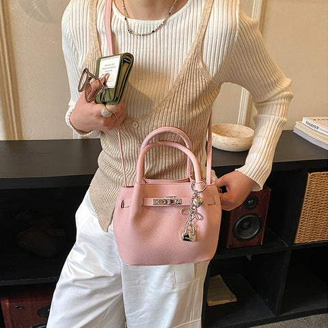 pink mini crossbody handbag