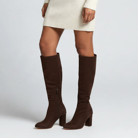 chocolate brown boot