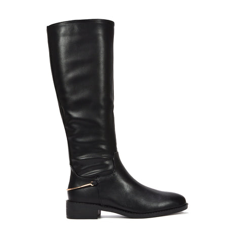 black knee high boots