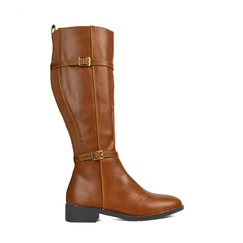 Ladies Knee High Boots UK, Ladies Tan Boots, Tan Long Boots Knee High, Knee High Boots UK