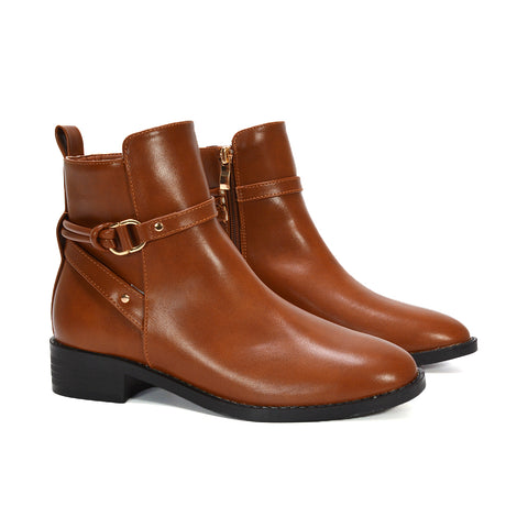 tan ankle boots, tan Chelsea ankle boots, ankle boots, Chelsea ankle boots, faux leather ankle boots