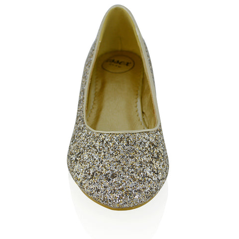 Multi | XY London | glitter pumps,glitter pump shoes,glitter ballerina shoes,glitter bridal shoes