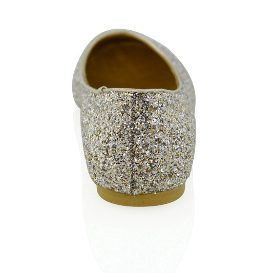 Multi | XY London | glitter pumps,glitter pump shoes,glitter ballerina shoes,glitter bridal shoes