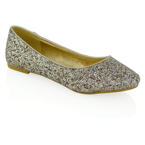 Multi | XY London | glitter pumps,glitter pump shoes,glitter ballerina shoes,glitter bridal shoes