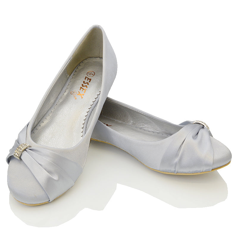 Silver | XY London | Silver Pumps,Silver Flats,Silver  Flat Shoes,Silver Ballet Shoes