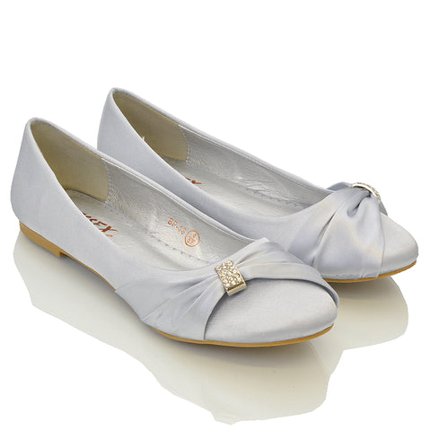 Silver | XY London | Silver Pumps,Silver Flats,Silver  Flat Shoes,Silver Ballet Shoes