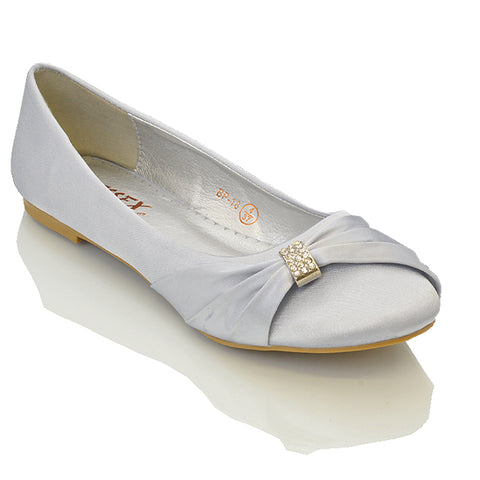 Silver | XY London | Silver Pumps,Silver Flats,Silver  Flat Shoes,Silver Ballet Shoes