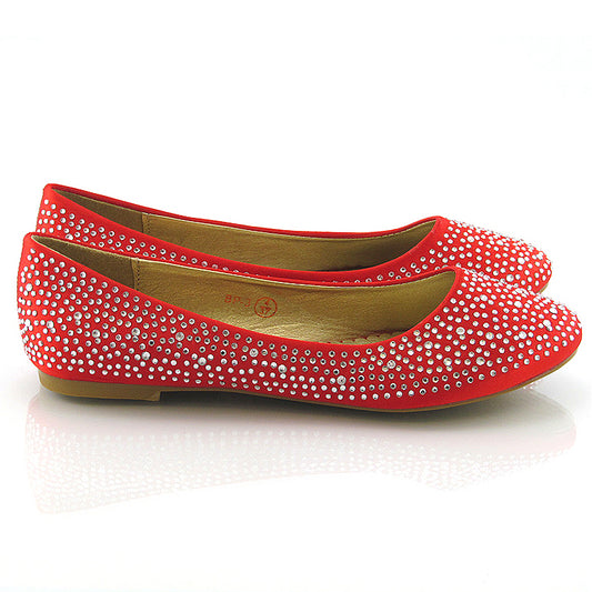 Red | XY London | Red Pumps,Red Flats,Red Ballerina Pumps