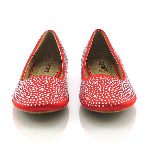 Red | XY London | Red Pumps,Red Flats,Red Ballerina Pumps