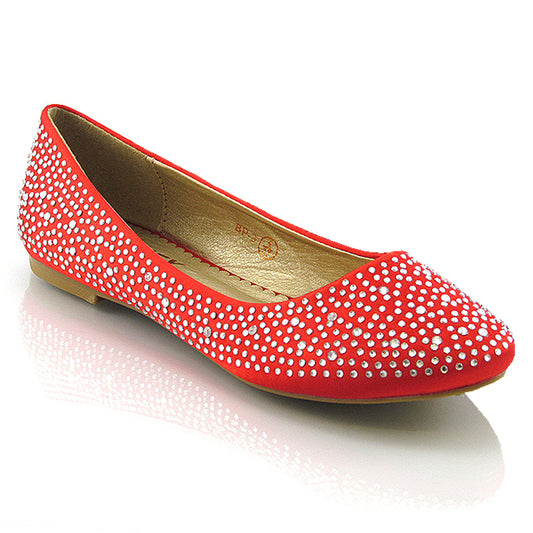 Red | XY London | Red Pumps,Red Flats,Red Ballerina Pumps