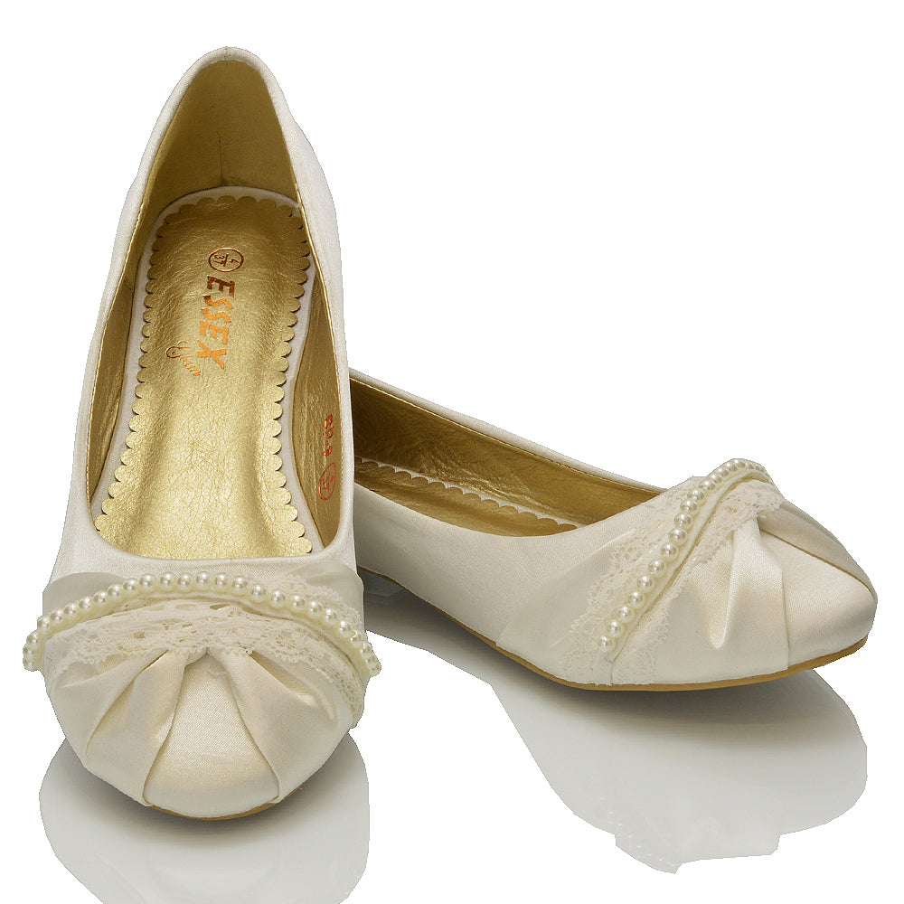 | XY London | Ivory Pumps,Ivory Flats,Ivory Ballerina Shoes,Ivory Ballet Shoes
