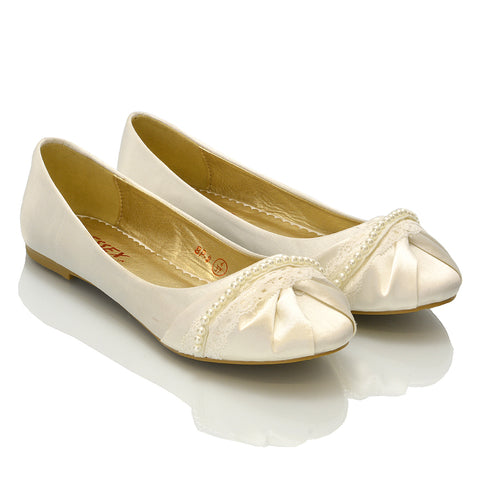 | XY London | Ivory Pumps,Ivory Flats,Ivory Ballerina Shoes,Ivory Ballet Shoes