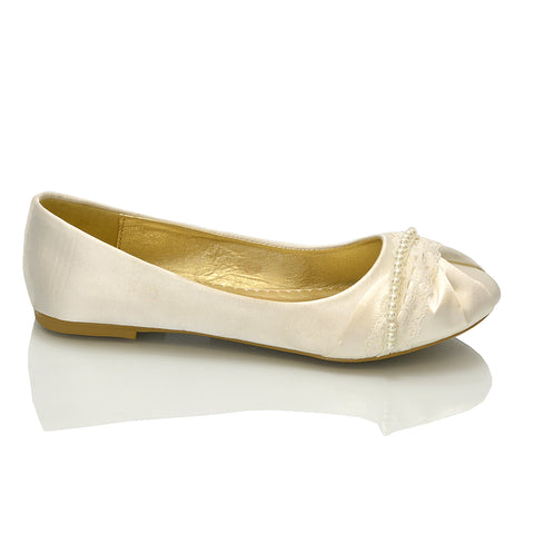 | XY London | Ivory Pumps,Ivory Flats,Ivory Ballerina Shoes,Ivory Ballet Shoes
