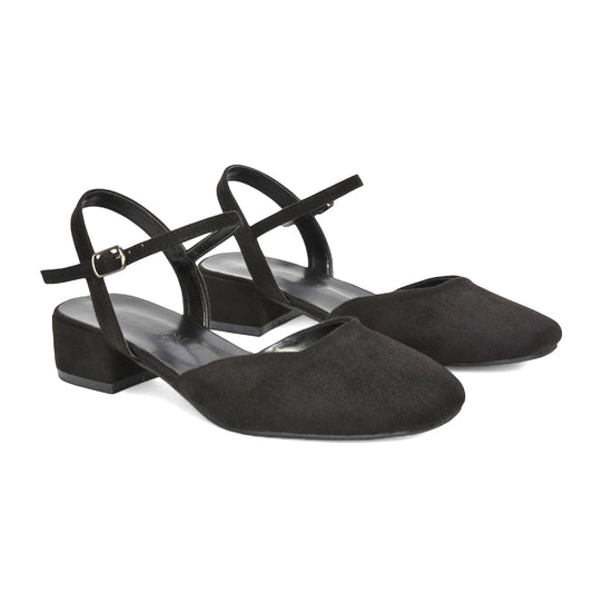 black block heels, black low heels, block heels, low heels, heels, Women’s low block heel dress shoes, Classic everyday women’s heels
