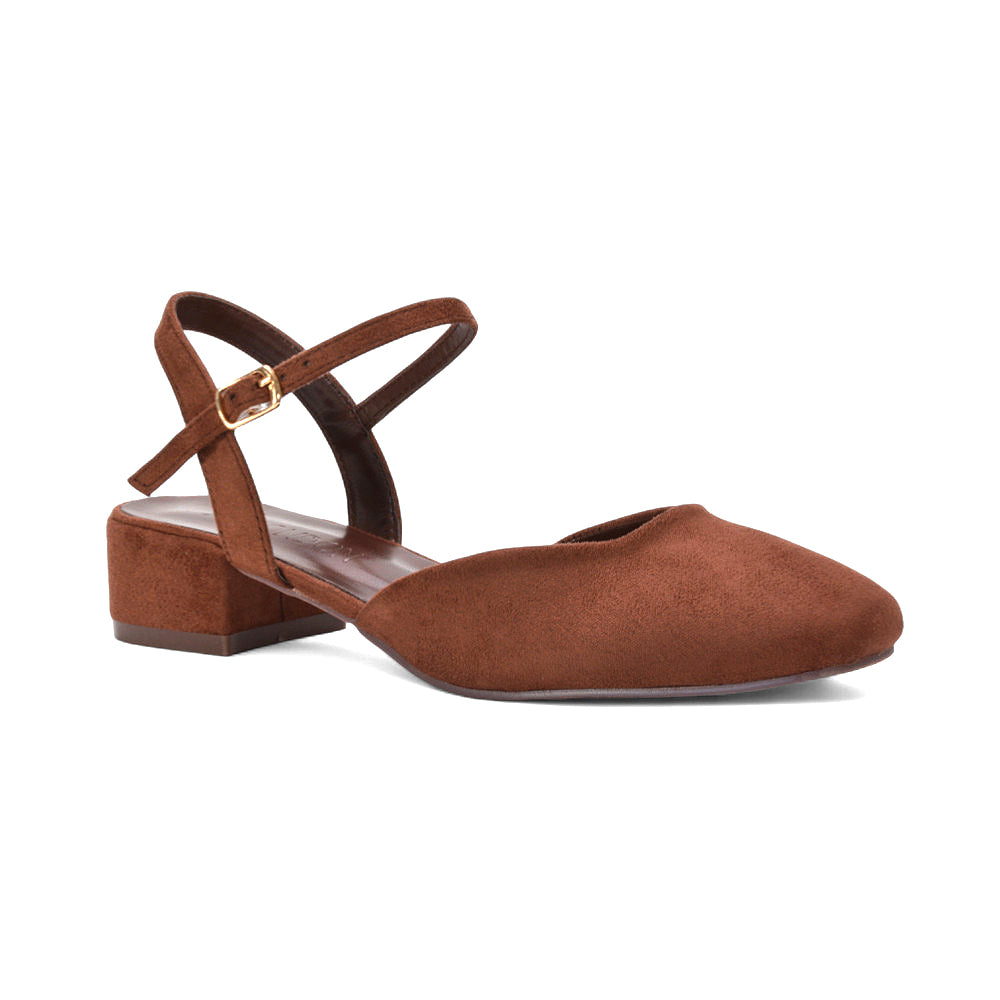 brown strappy heels, brown strap heels, strappy heels, strap heels, Strappy low heels for office wear, Black court shoes low heel

