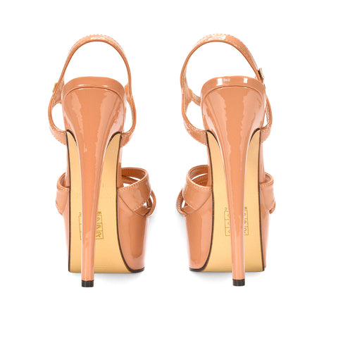 nude ankle strap platform sandals

