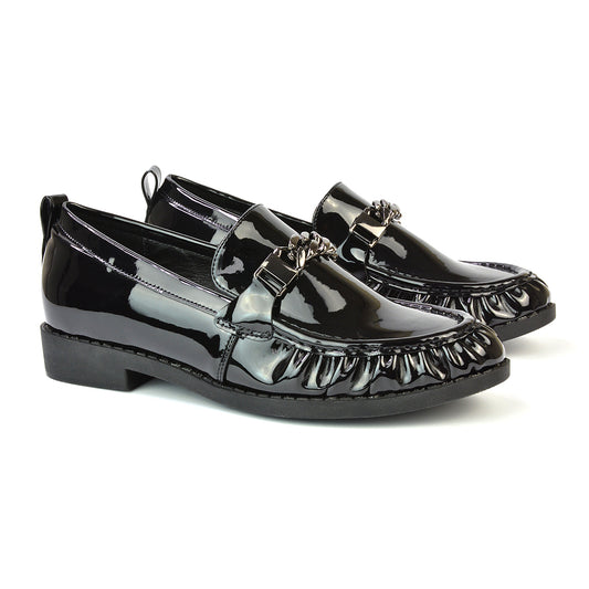 black slip on loafers, black comfortable loafers, Stylish casual flats for work and office
