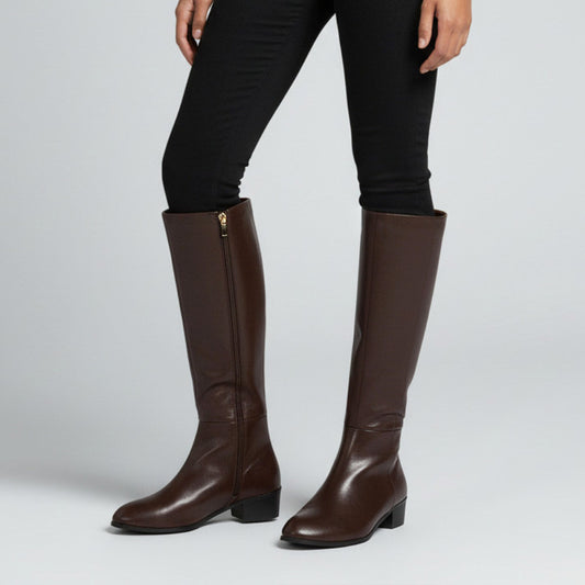 chocolate brown boots