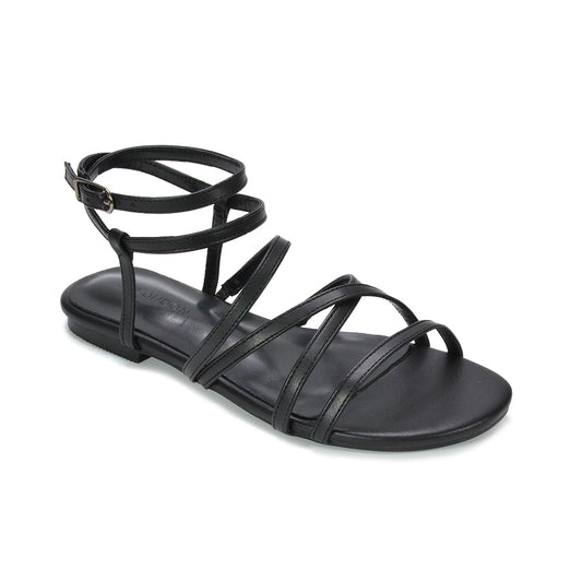 women’s black open toe gladiator sandals, black strappy sandals, black strappy sandals