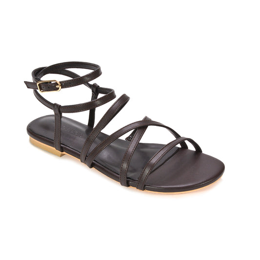 brown vacation sandals, women’s brown open toe gladiator sandals, brown strappy sandals