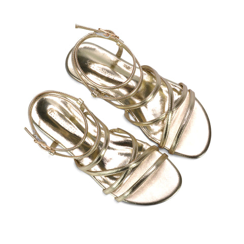 gold wedding guest sandals, comfortable gold sandals with ankle straps, lightweight gold sandals for holiday outfits, gold beach sandals