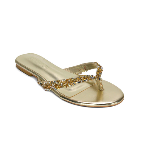 gold sparkly sandals for sale, gold open toe sandals women, gold evening summer sandals, gold sparkly thong sandals for evening wear, gold jewel sandals women