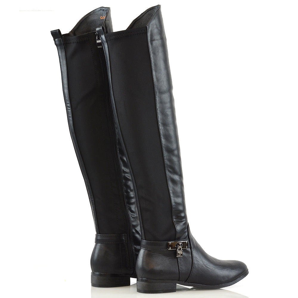 Black Long Boots, Black Knee Boots UK, Long Boots, Knee High Boots UK