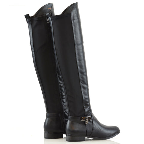 Black Long Boots, Black Knee Boots UK, Long Boots, Knee High Boots UK