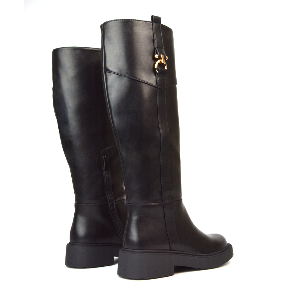 Black Long Boots, Black Festival Boots, Long Boots, Festival Boots