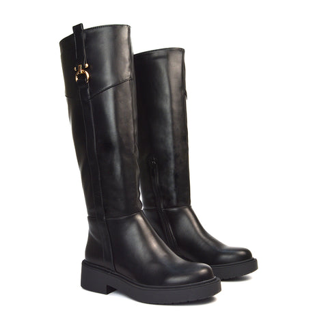 Black Boots Knee High, Black Knee High Boots UK, Boota Knee High, Knee High Boots UK