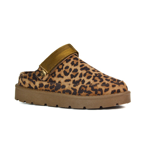 Cheetah Slipper Boots, Cheetah Ultra Mini Boots, Slipper Boots, Ultra Mini Boots