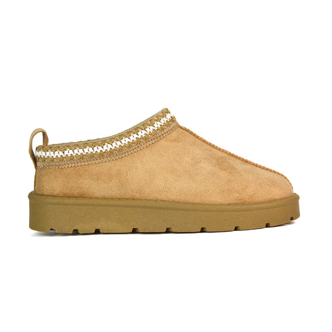 Casual Slip On Boots, Sand Slipper Boots With Hard Sole, Ultra Mini Ankle Boots, Sand Ultra Mini Ankle Boots