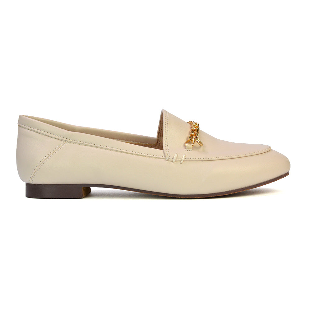 office shoes, chain detail loafers, flat shoes, flats, work shoes