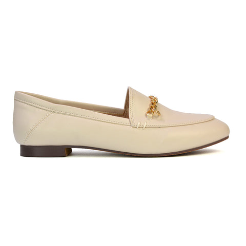 office shoes, chain detail loafers, flat shoes, flats, work shoes