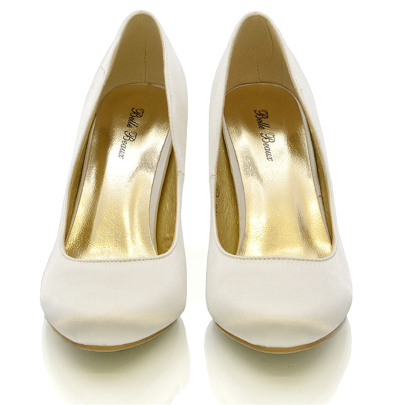 | XY London | Ivory heels,Ivory high heels,Ivory court heels,Ivory court shoes,Ivory block heels