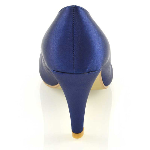 | XY London | Navy  heels,Navy  high heels,Navy  court heels,Navy  court shoes,Navy  block heels