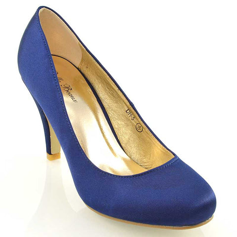 | XY London | Navy  heels,Navy  high heels,Navy  court heels,Navy  court shoes,Navy  block heels