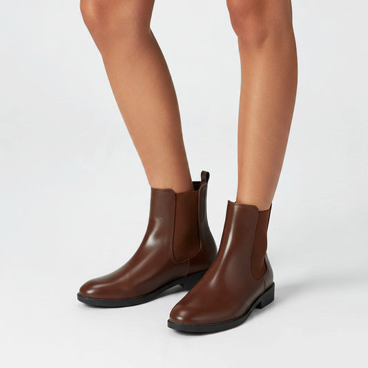 chocolate brown boot