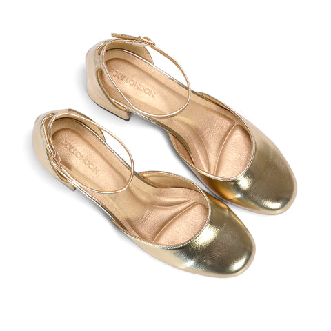 elegant gold dress shoes for women, secure ankle strap gold heels, gold shoes for proms and parties, gold party court shoes