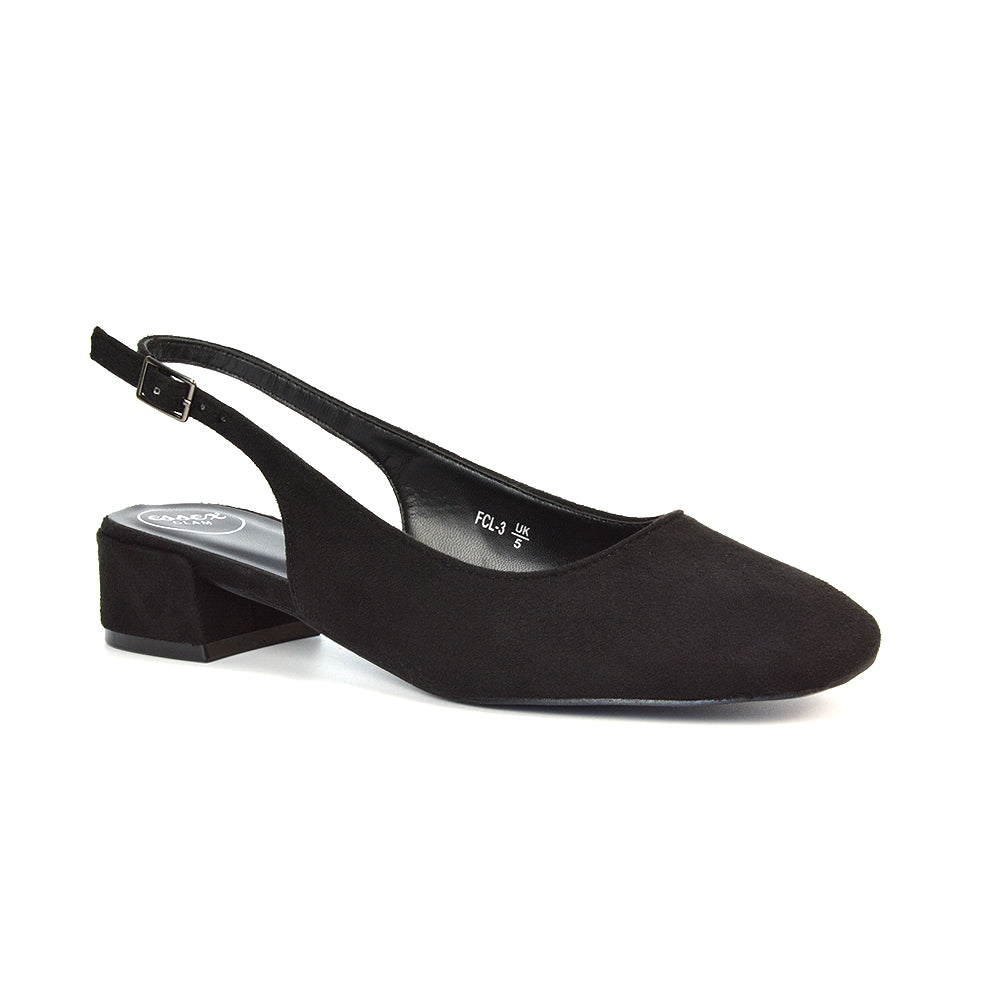 black closed toe square toe low block heel court shoes, closed toe square toe low block heel court shoes, square toe heels, black square toe heels
