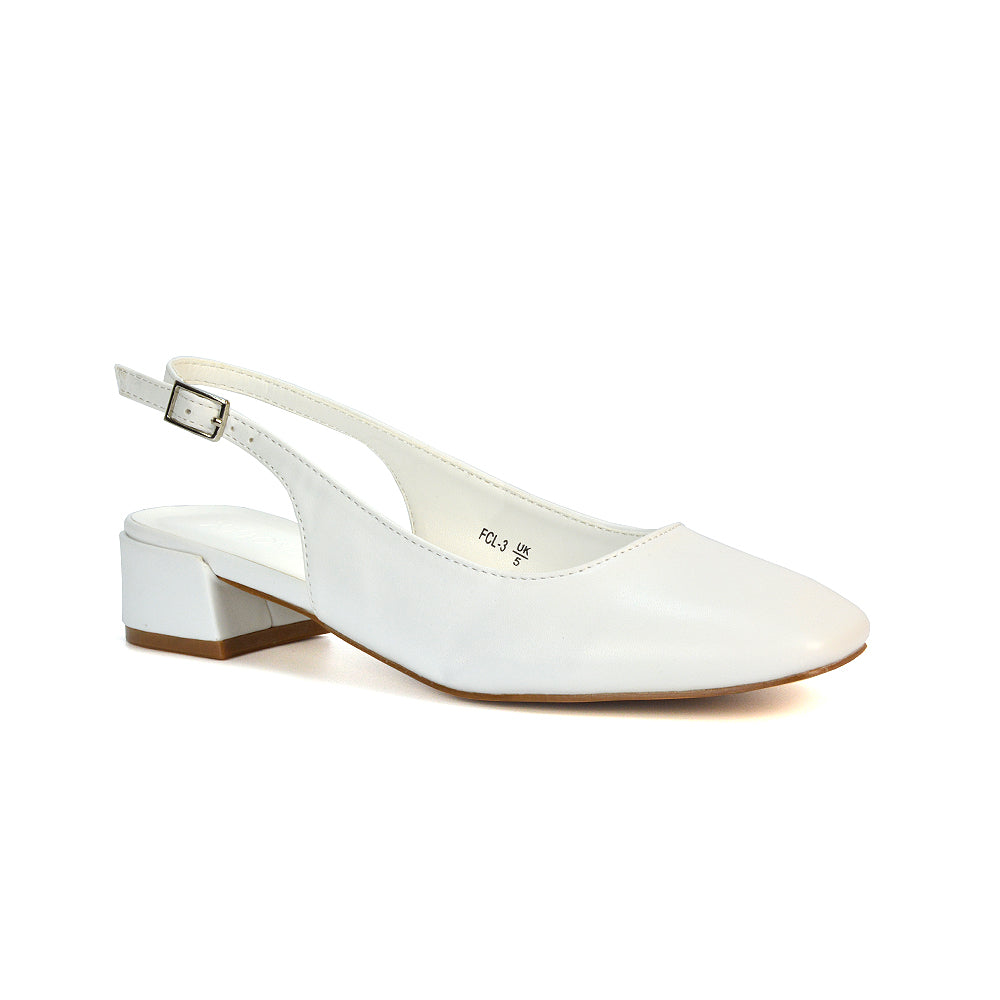 white closed toe square toe low block heel court shoes, closed toe square toe low block heel court shoes, square toe heels, white square toe heels