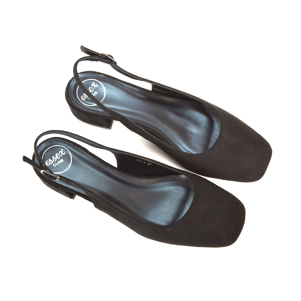 black low heels, black slingback heels, low heels, slingback heels, Casual dress shoes for women, Ladies slingback shoes for everyday wear
