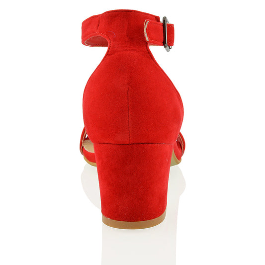 Red Suede | XY London | Red Suede Bridal Shoes,Red Suede Wedding Shoes,Bridal Shoes Red Suede,Red Suede Heels,Red Suede Block Heels