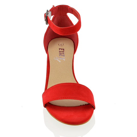 Red Suede | XY London | Red Suede Bridal Shoes,Red Suede Wedding Shoes,Bridal Shoes Red Suede,Red Suede Heels,Red Suede Block Heels