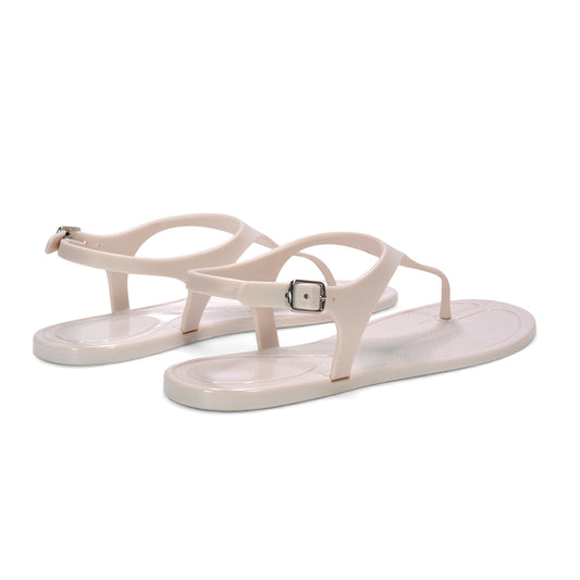 women’s jelly sandals, flat thong sandals for summer women, ladies flat sandals UK, beige summer sandals, beige holiday sandals