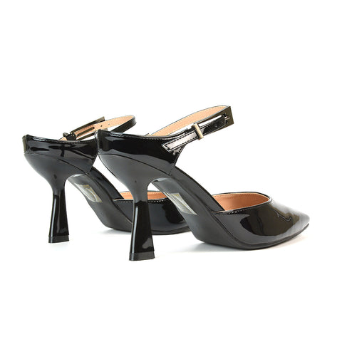 Stiletto High Heel Shoes, Black Stiletto High Heel Shoes, Pointed Toe Stiletto Heels, Black Pointed Toe Stiletto Heels