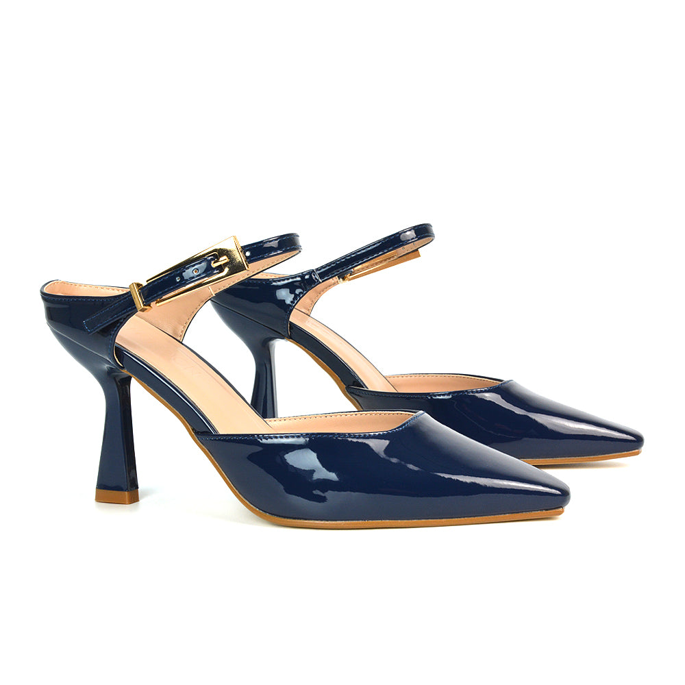 High Heels In Navy, Stiletto Heels In Navy, Court Shoes In Navy, Court Shoes For Women